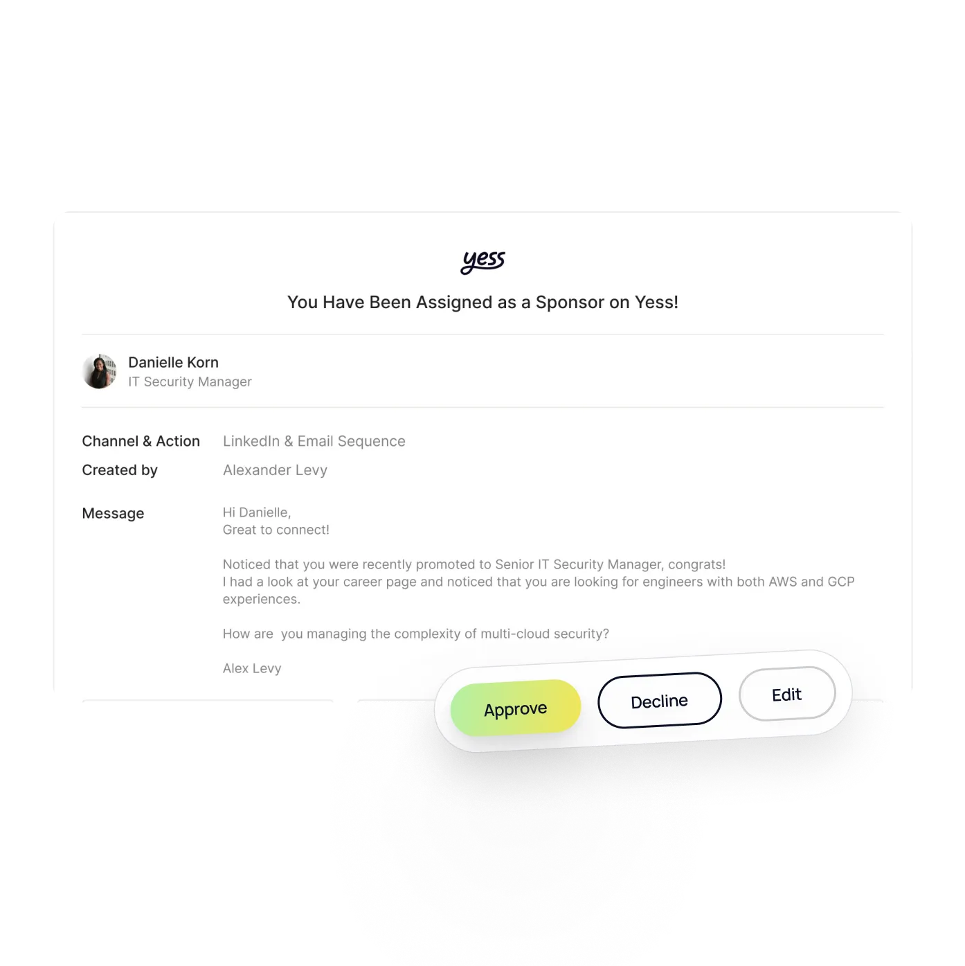 Relationship visibility dashboard